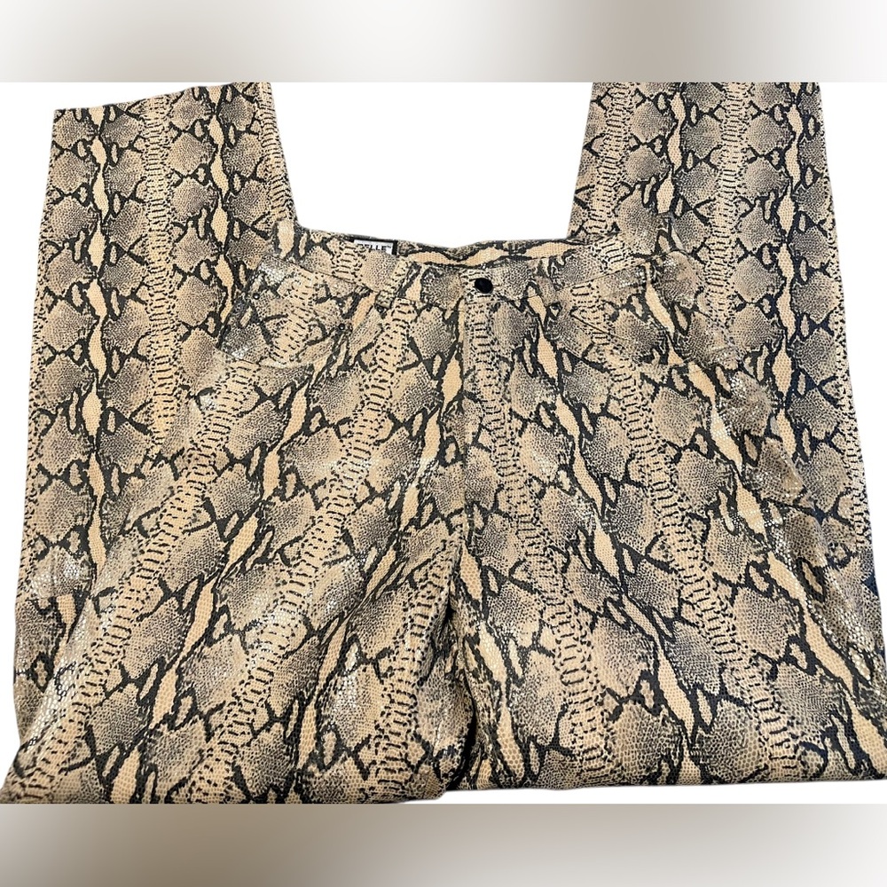 Vintage Wilson’s Genuine Leather Python Snake Pri… - image 5